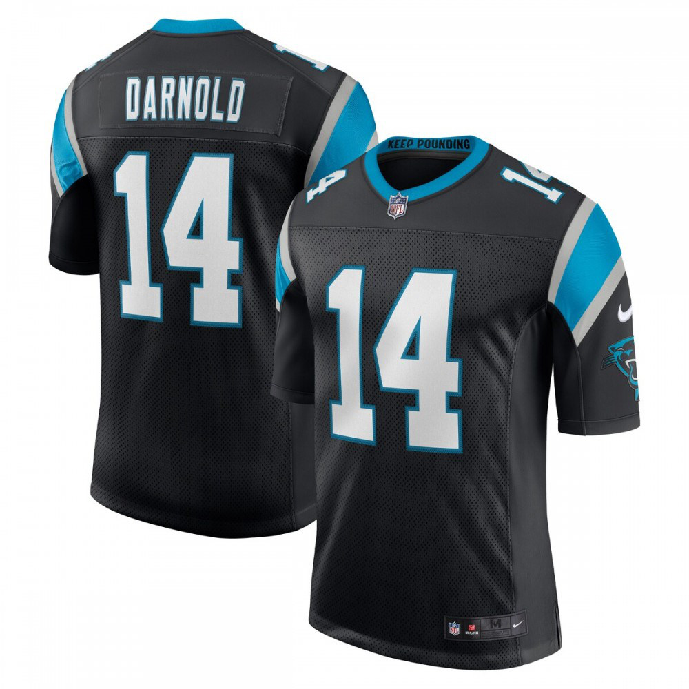 Sam Darnold Carolina Panthers Nike Vapor Limited Jersey - Black-GridironStore